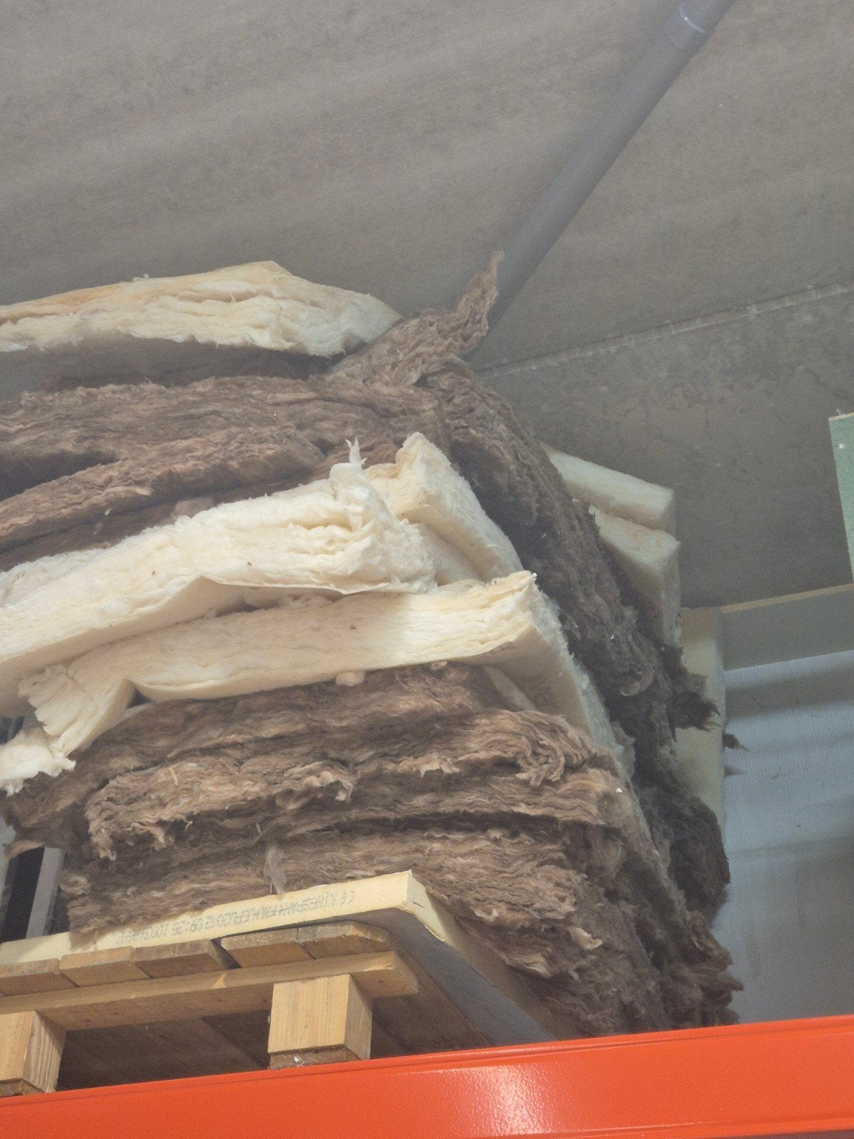 Isolatie: Glaswol en Steenwol (Rockwool), Ophalen, Dakisolatie, Gebruikt, 15 m² of meer
