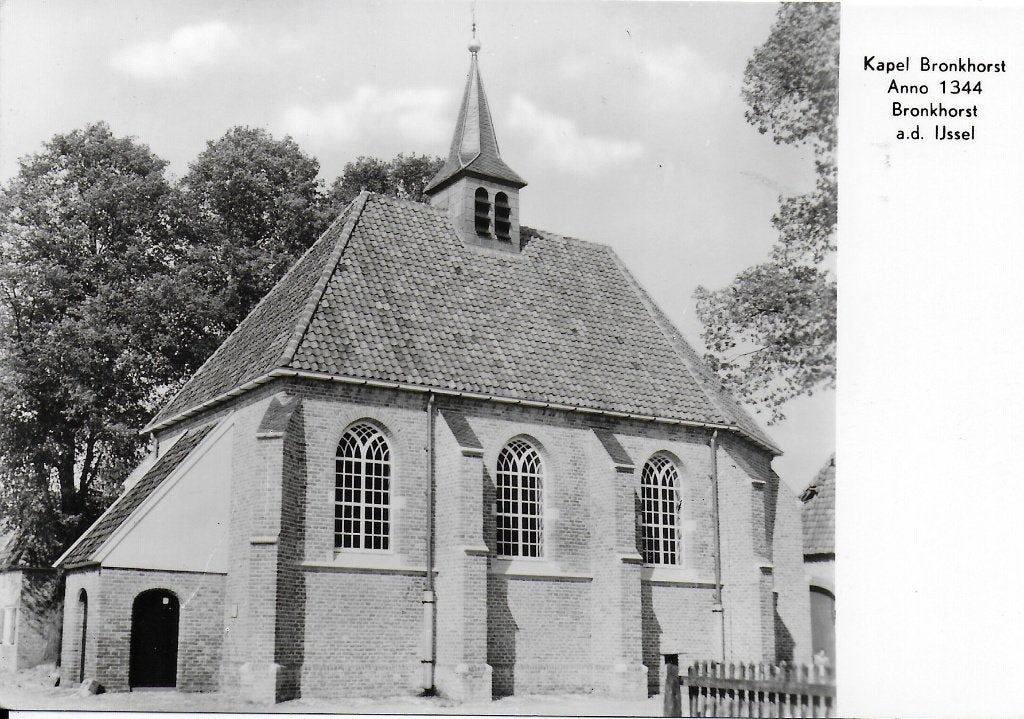 Pa709 Ongelopen ansichtkaart kapel bronkhorst a/d ijssel, Verzamelen, Ophalen of Verzenden, Voor 1920, Zuid-Holland