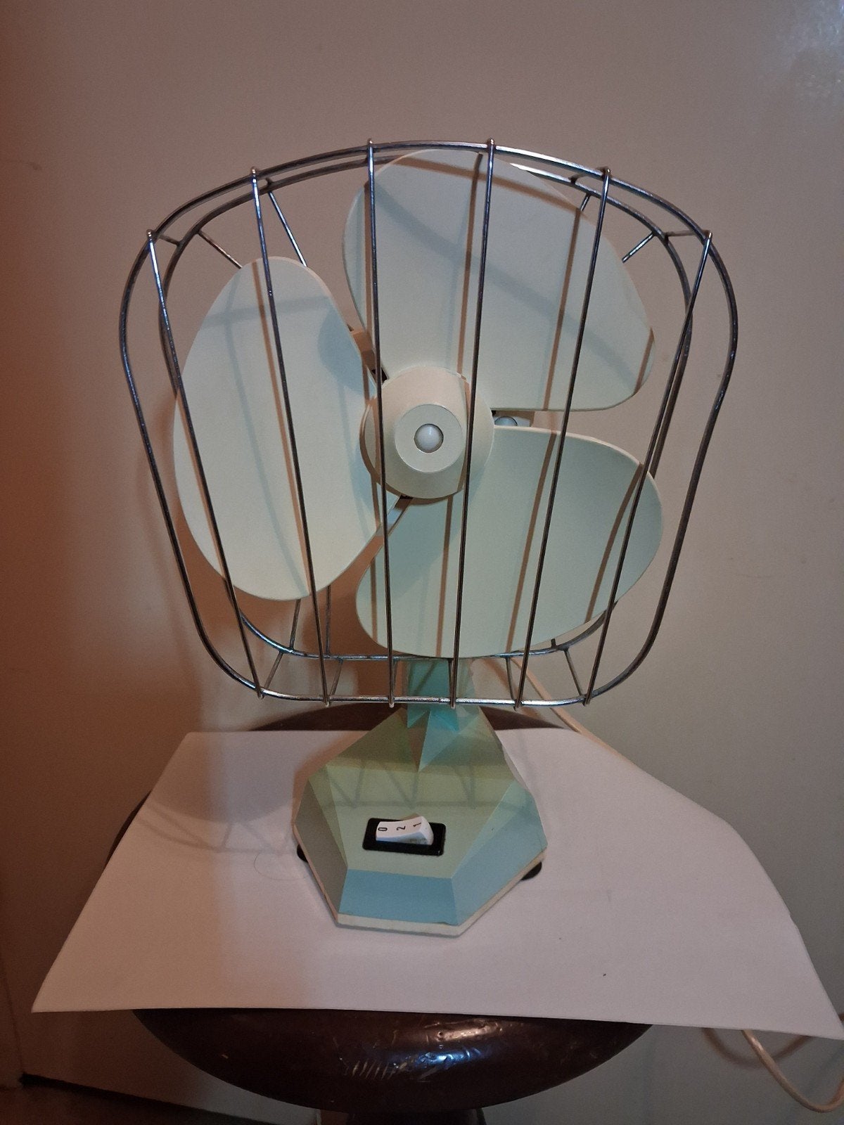 Aepi Oscillerende Space Age Desktop Ventilator Jaren '70, Verzamelen, Retro, Ophalen of Verzenden