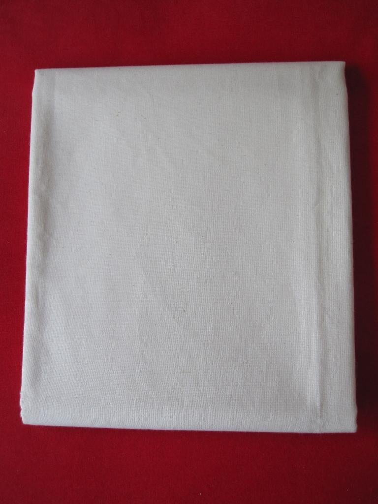 Lap creme pitjes katoenen stof ook wel ongebleekt katoen, 120 cm of meer, Beige, Nieuw, Ophalen of Verzenden