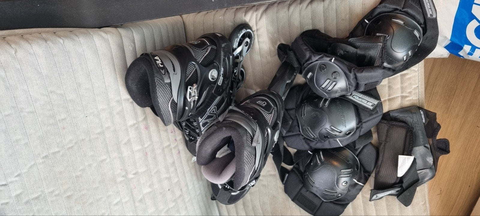 Fila inline skates met bescherming - Maat 42, Overige merken, Gebruikt, Heren, Ophalen of Verzenden