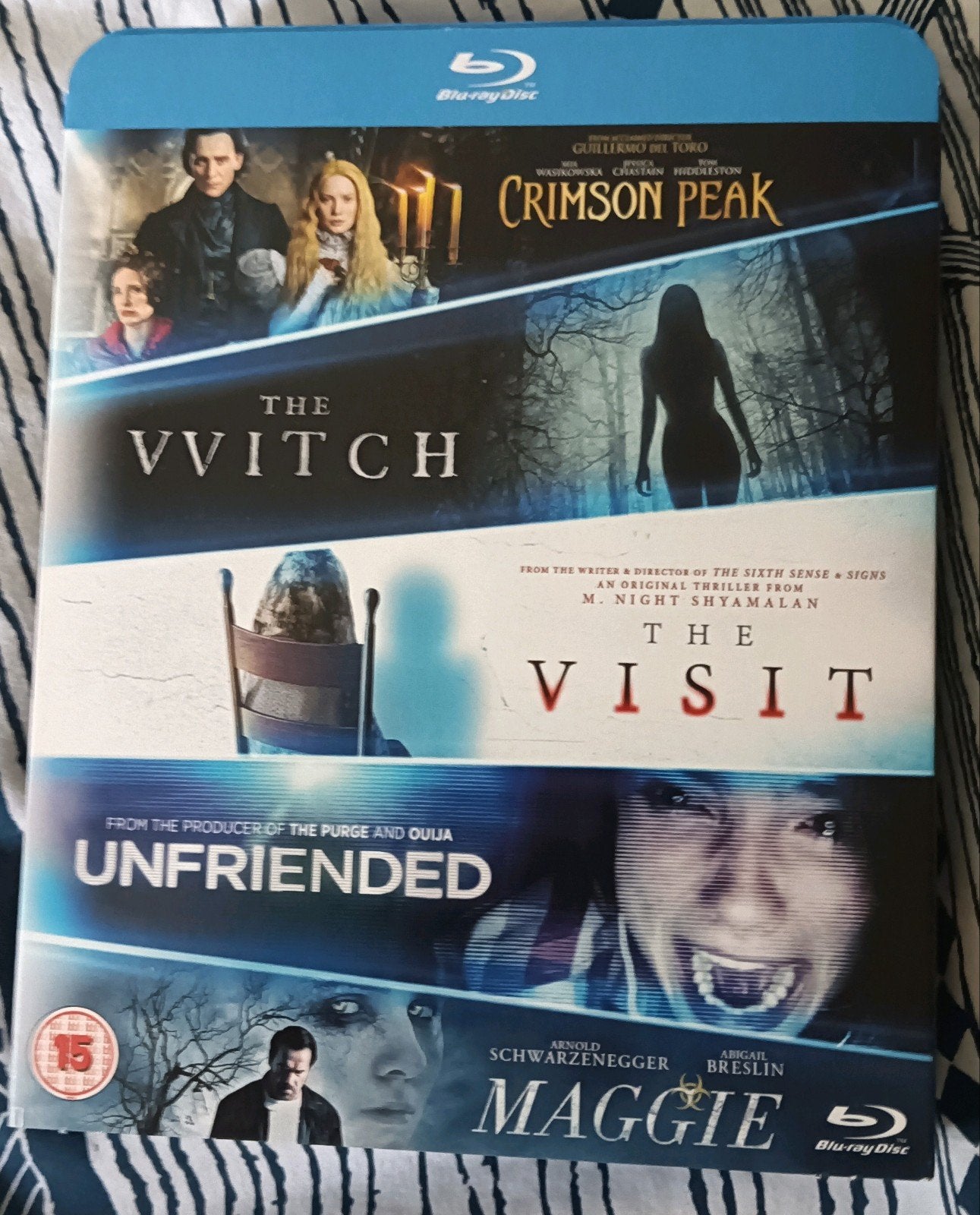 Horror box bluray oa The Visite en Unfriended NL, Cd's en Dvd's, Ophalen of Verzenden, Zo goed als nieuw, Horror