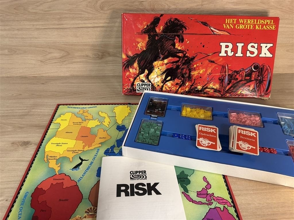 Risk rode doos - clipper - s6486, Verzenden, Zo goed als nieuw