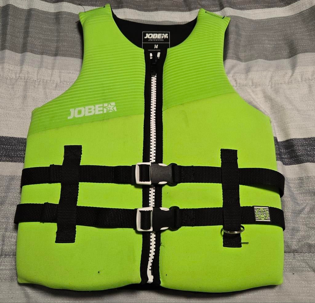 Jobe neopreen zwemvest jeugd maat 14, Kind, Zo goed als nieuw, Reddingsvest of Zwemvest, Jobe