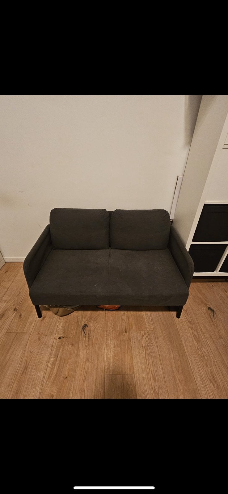 IKEA GLOSTAD 2-zitsbank met zitpoef, Ophalen, Gebruikt, Tweepersoons