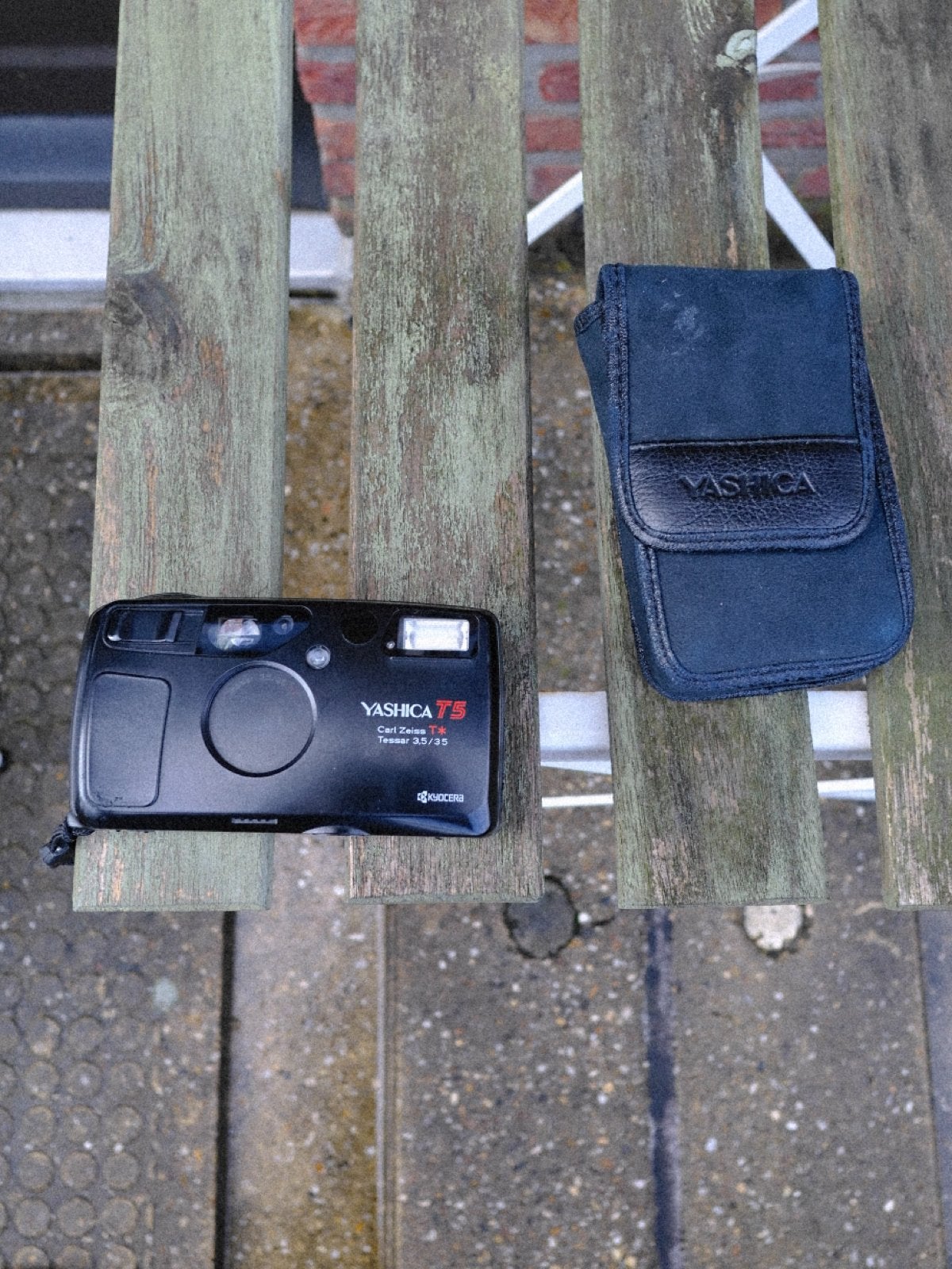 Yashica T5, Audio, Tv en Foto, Ophalen, Zo goed als nieuw, Compact, Overige Merken