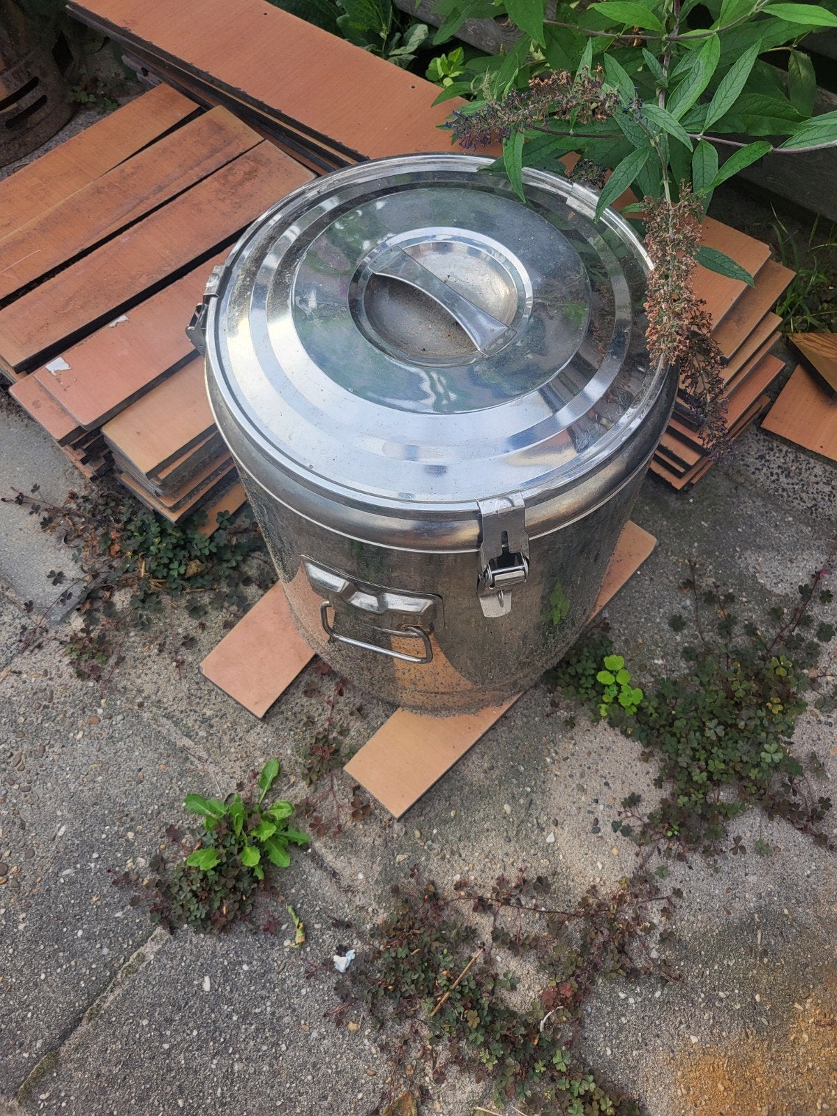 RVS Thermoskan 30L - Ideaal voor dranken en soep, Ophalen of Verzenden