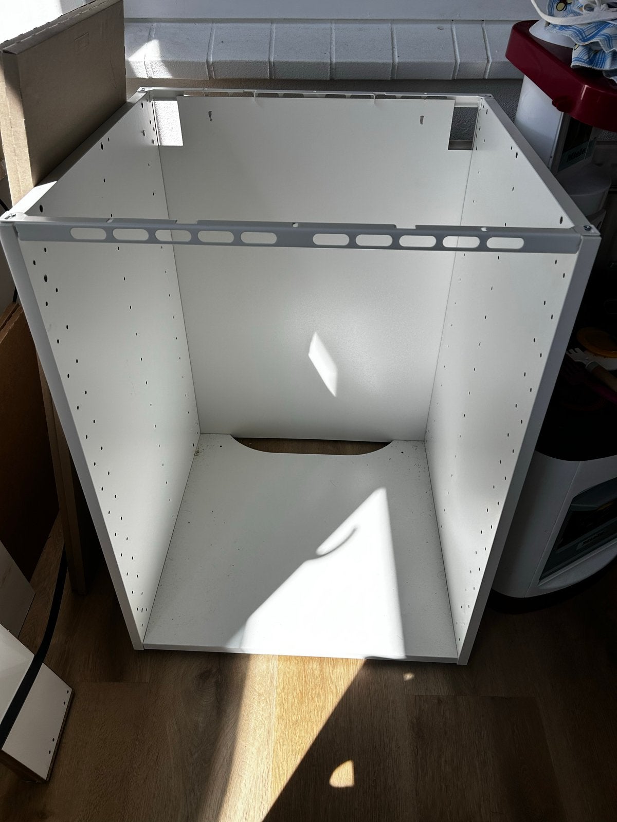 Nieuwe IKEA METOD inbouw/spoelbak 60x60x80 cm - Ongebruikt, Ophalen, Wit, Nieuw, 50 tot 100 cm