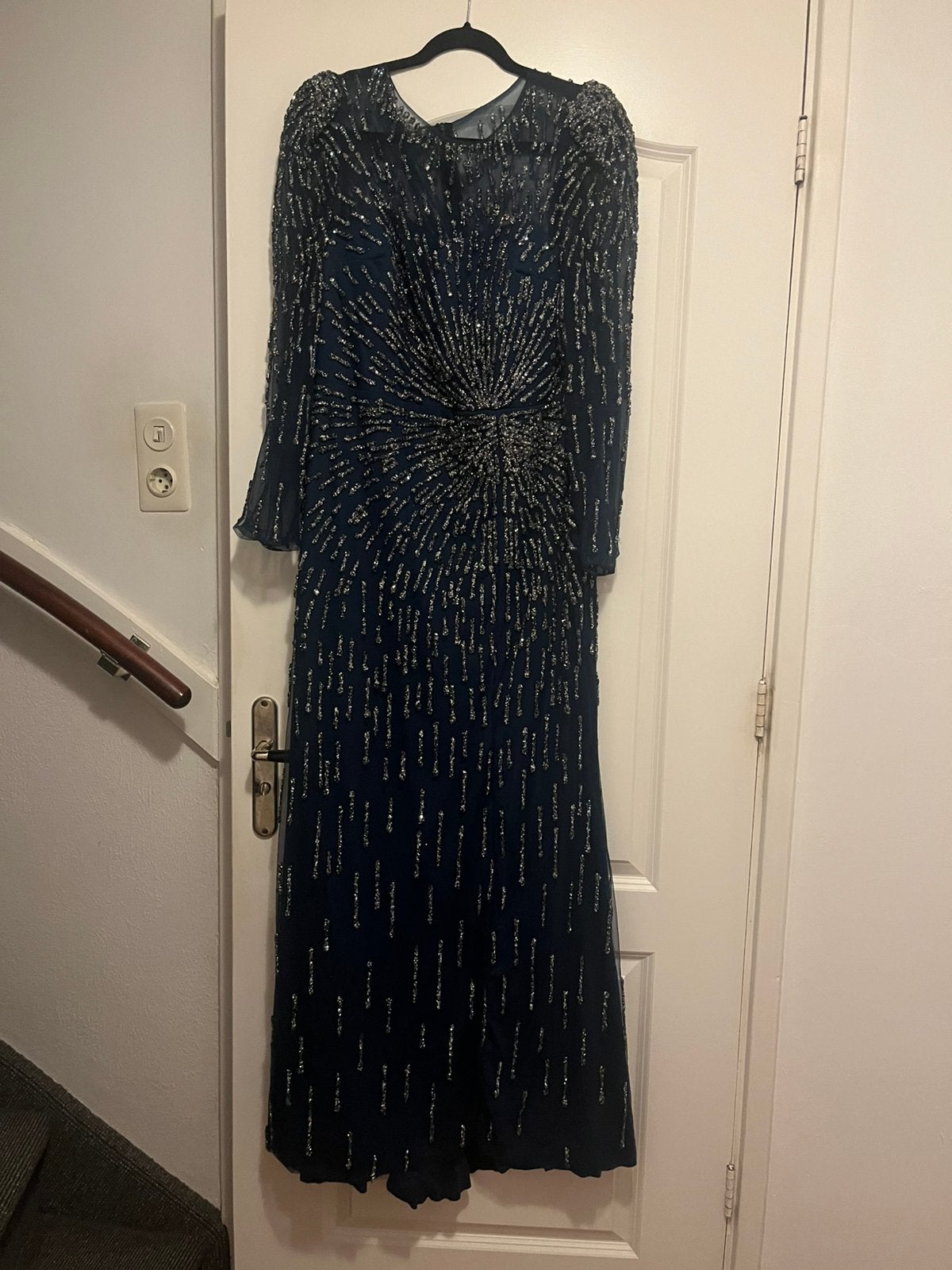 Galajurk/Abiye, Kleding | Dames, Galajurk, Blauw, Maat 46/48 (XL) of groter, Ophalen of Verzenden