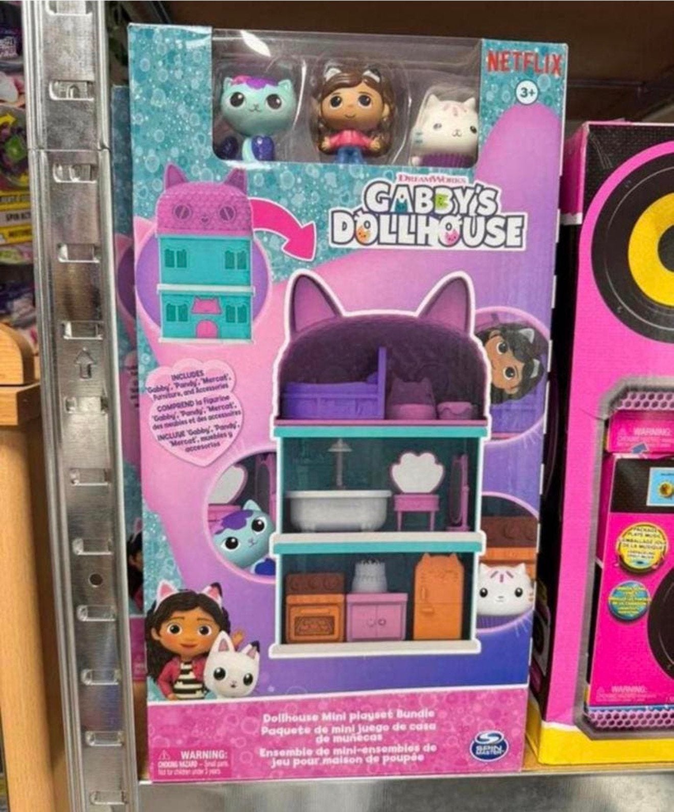 Mini GABBY DOLLHOUSE 6071198 - Nieuw Gabby's poppenhuis set, Poppenhuis, Nieuw, Ophalen of Verzenden, H