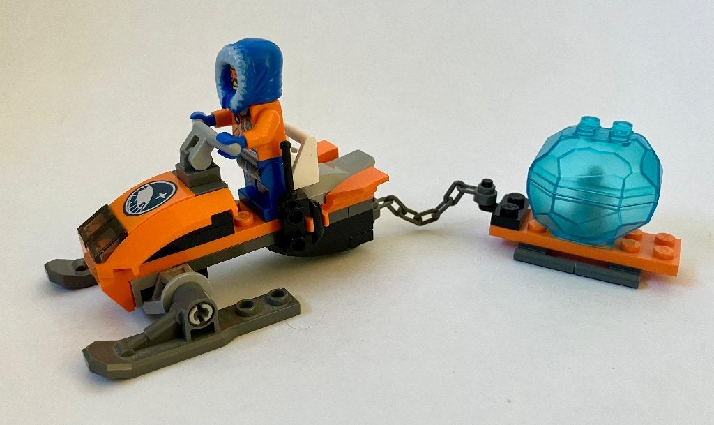 Lego City 60032 Arctic sneeuwscooter met slee en ijsblok, Kinderen en Baby's, City, Lego, Inclusief instructies, Ophalen of Verzenden