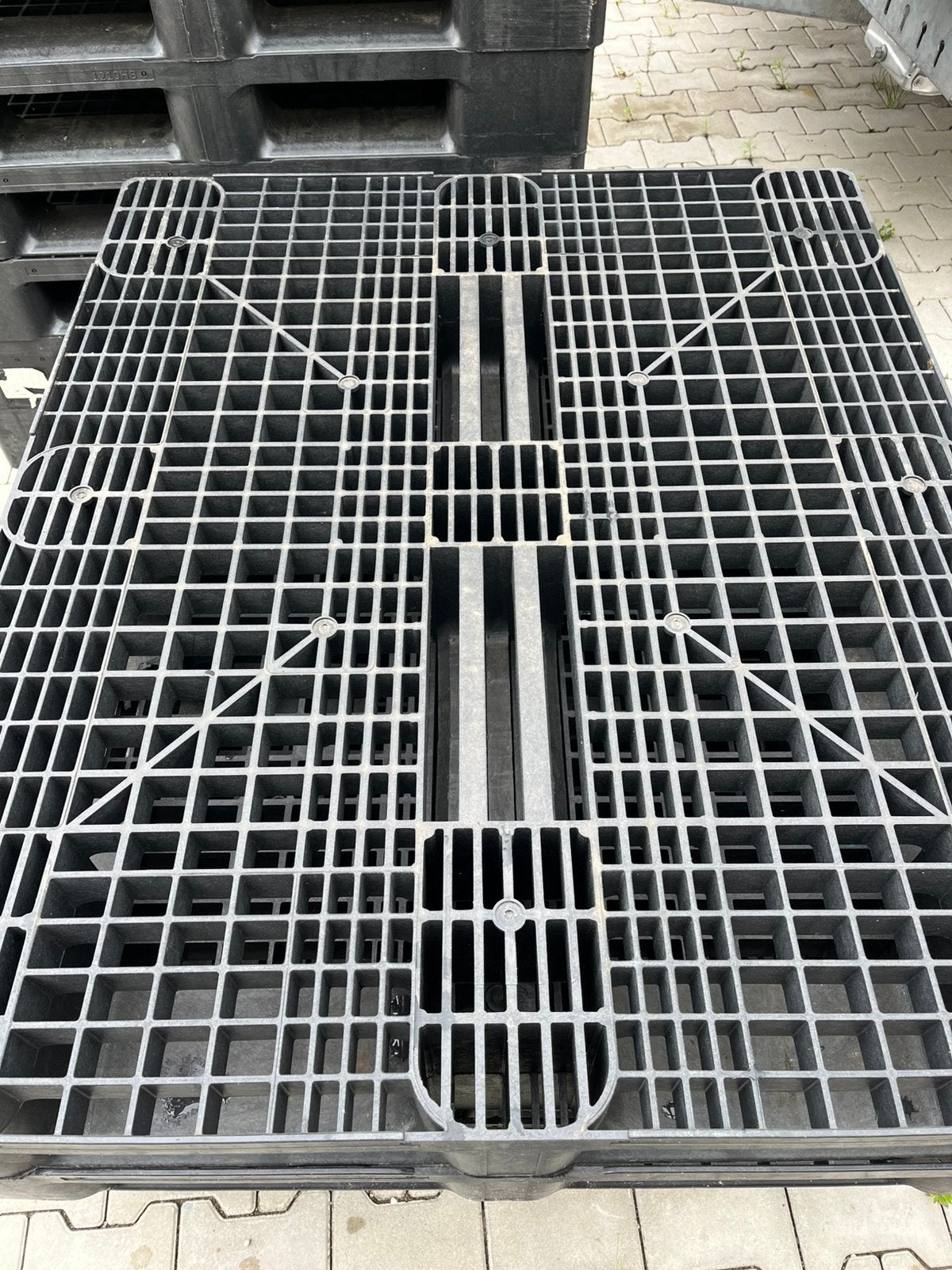 Te koop partij zware stevige kunstof plastic pallets vlonder, Ophalen of Verzenden, Zo goed als nieuw, Kunststof