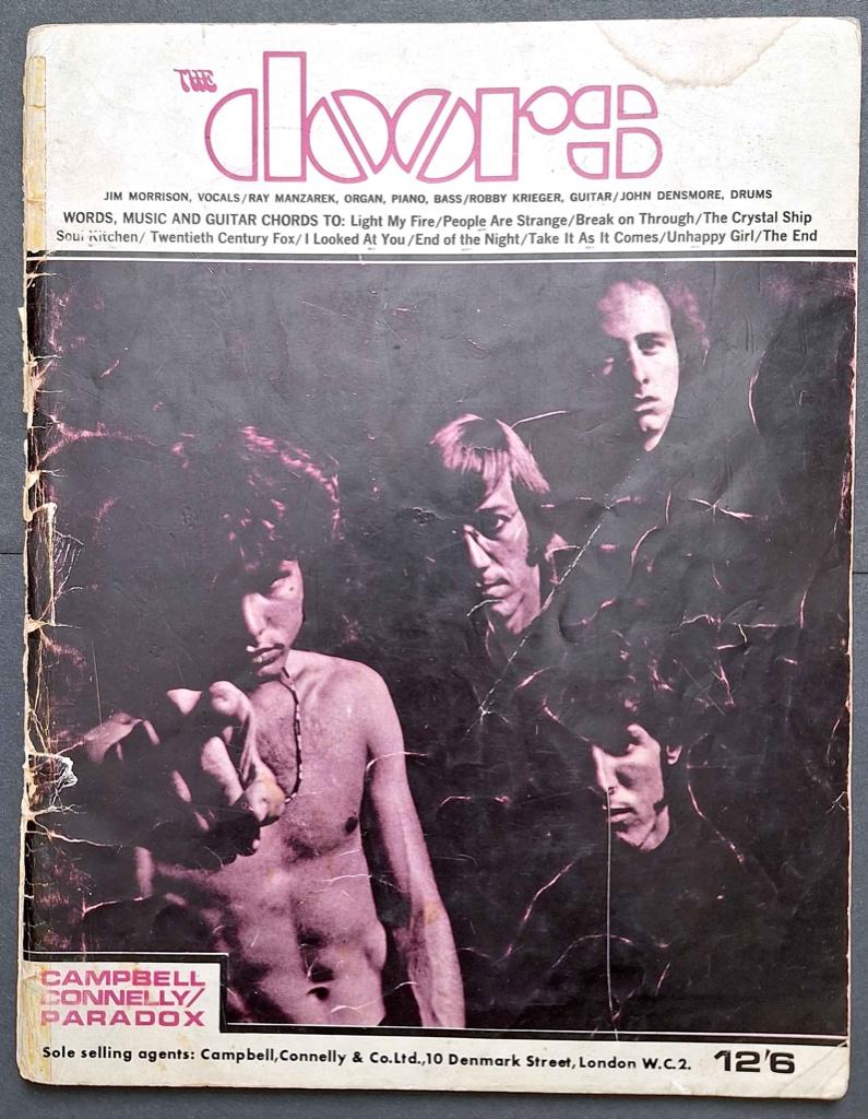 Bladmusic The Doors, Gelezen, Ophalen of Verzenden, Overige onderwerpen, Zie beschrijving