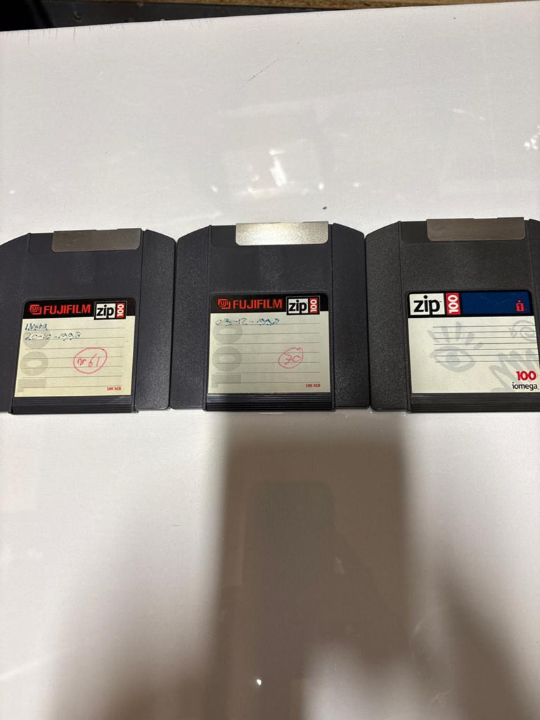 Fujifilm Zip 100 MB Disks (3 stuks), Computers en Software, Harde schijven, Gebruikt, Desktop, Extern, HDD, Overige aansluitingen