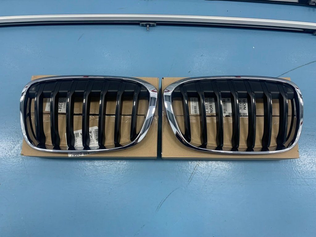BMW X1 F48 gril voor links rechts nieren, Auto-onderdelen, Gebruikt, Voor, Ophalen of Verzenden, Bumper