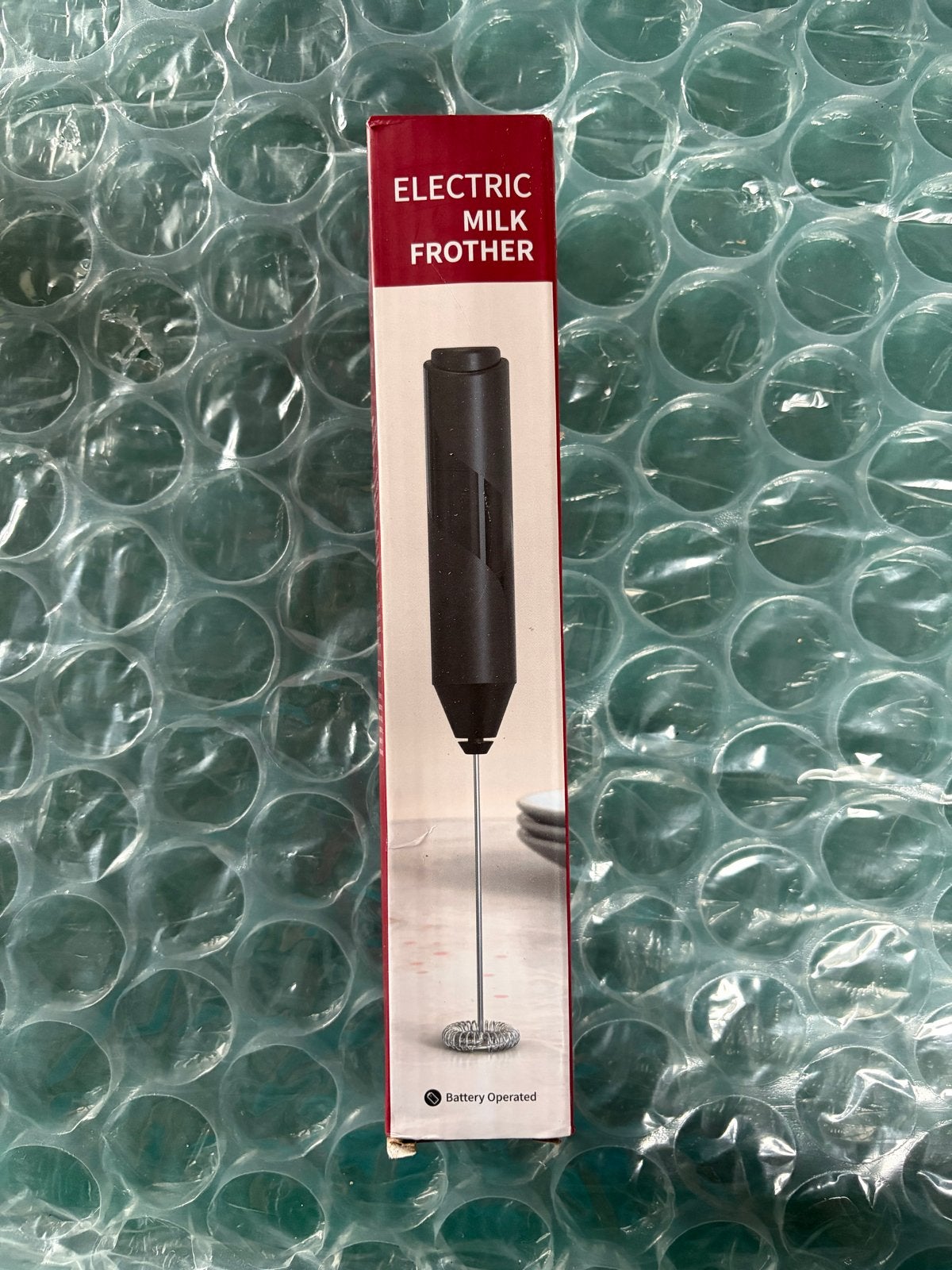 Nieuwe batterij-aangedreven melkopschuimer in verpakking, Witgoed en Apparatuur, Melkopschuimers, Ophalen of Verzenden, Nieuw