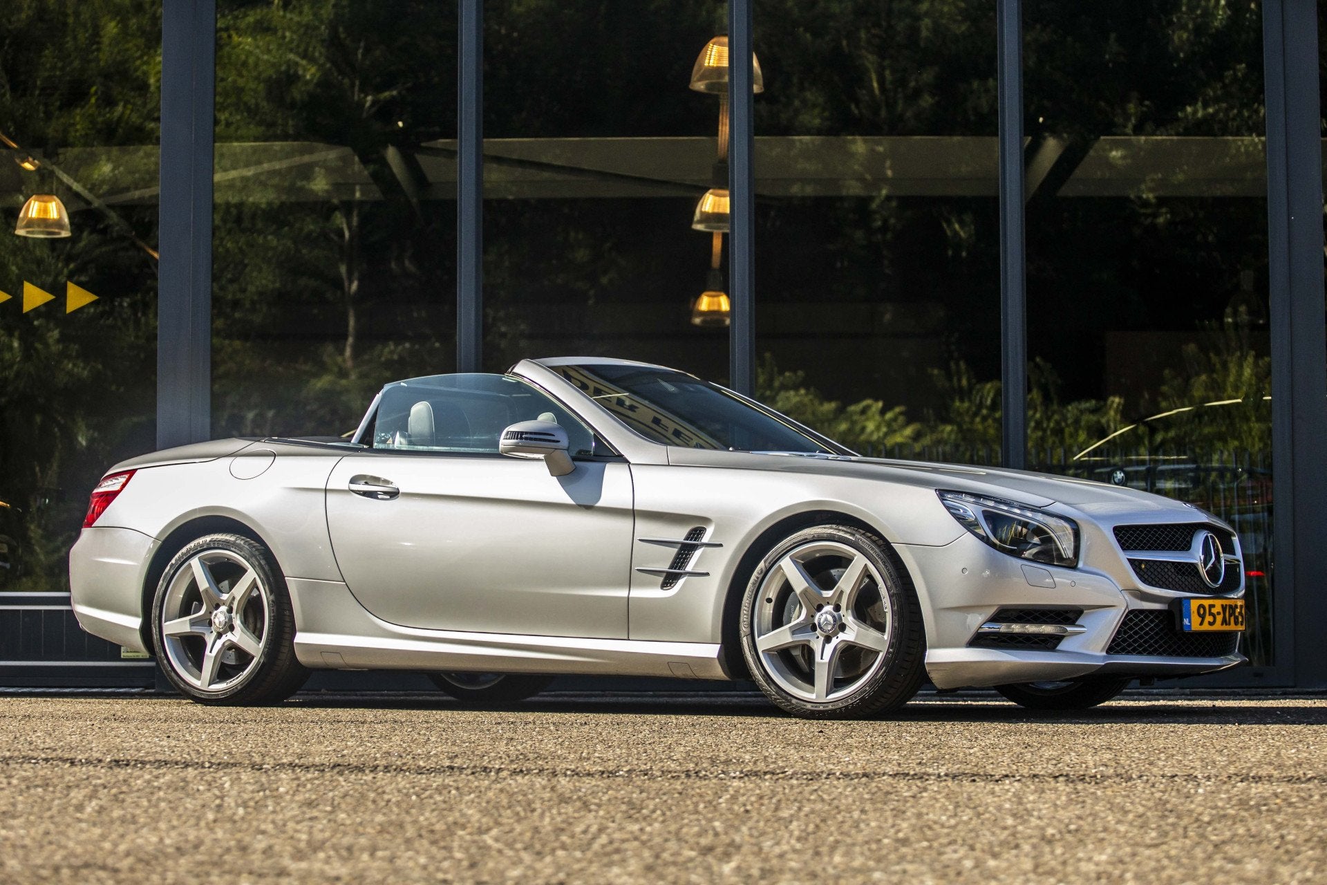 Mercedes-Benz SL-Klasse 500 (bj 2012, automaat), Auto's, Euro 5, Achterwielaandrijving, Gebruikt, 8 cilinders