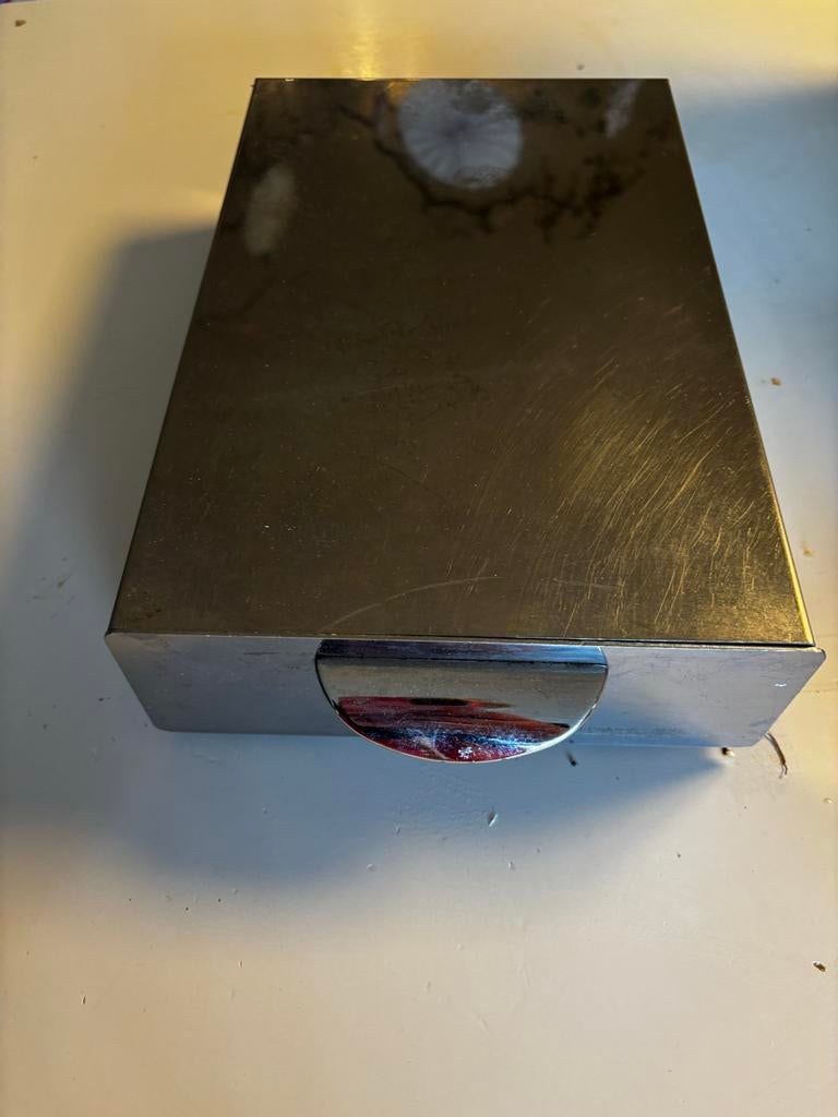 Roestvrijstalen koffie afklopbak, Ophalen, Zilver, Metaal, Overige merken