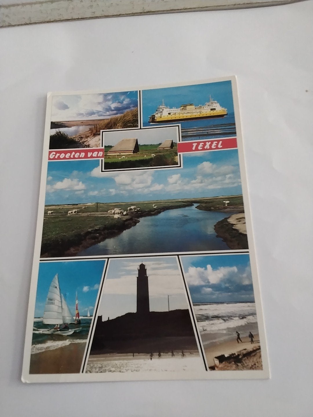 Ansichtkaart Texel - Groeten van Texel, Ophalen of Verzenden