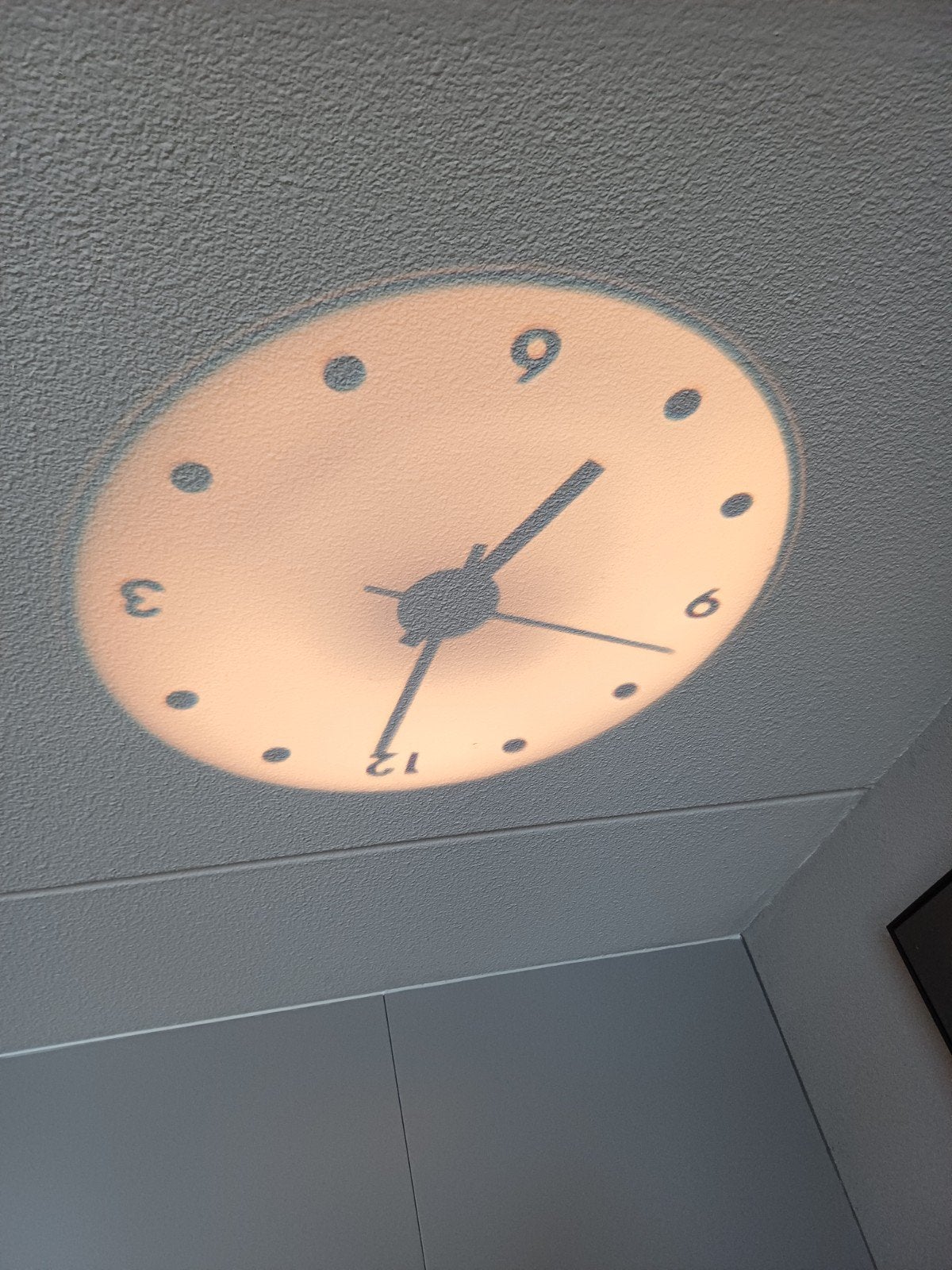Projectie klok, Huis en Inrichting, Woonaccessoires | Klokken, Ophalen of Verzenden, Nieuw, Wandklok