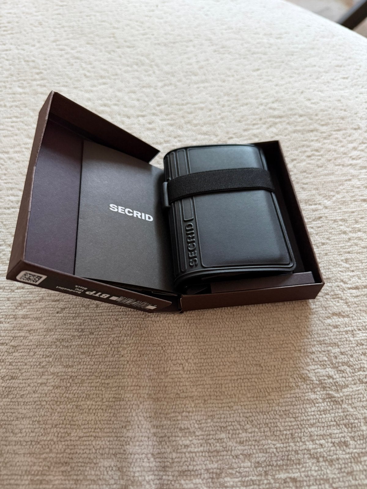 Secrid wallet, Verzenden, Zo goed als nieuw, Zwart, Overige merken