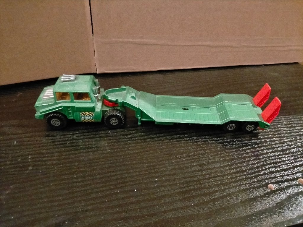 Matchbox Tank transporter, Ophalen of Verzenden, Bus of Vrachtwagen