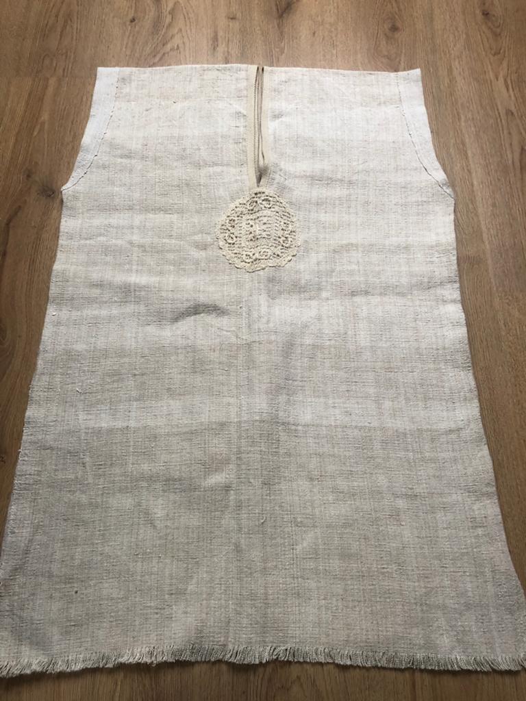 Patriae dik linnen ecru tuniek lange top kort jurkje, Kleding | Dames, Maat 38/40 (M), Beige, Ophalen of Verzenden, Zo goed als nieuw