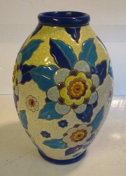 originele Boch Keramis kleurrijke bloemen 191, Verzenden