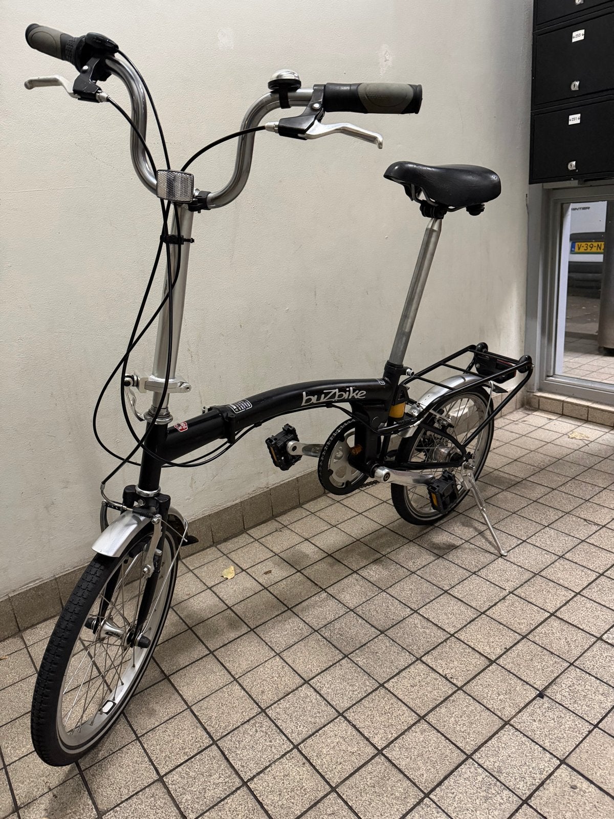 Buzbike opvouwbare fiets met 3 versnellingen SPLINTERNIEUW!!, Overige merken, Velgrem, 16 tot 18 inch, Versnellingen