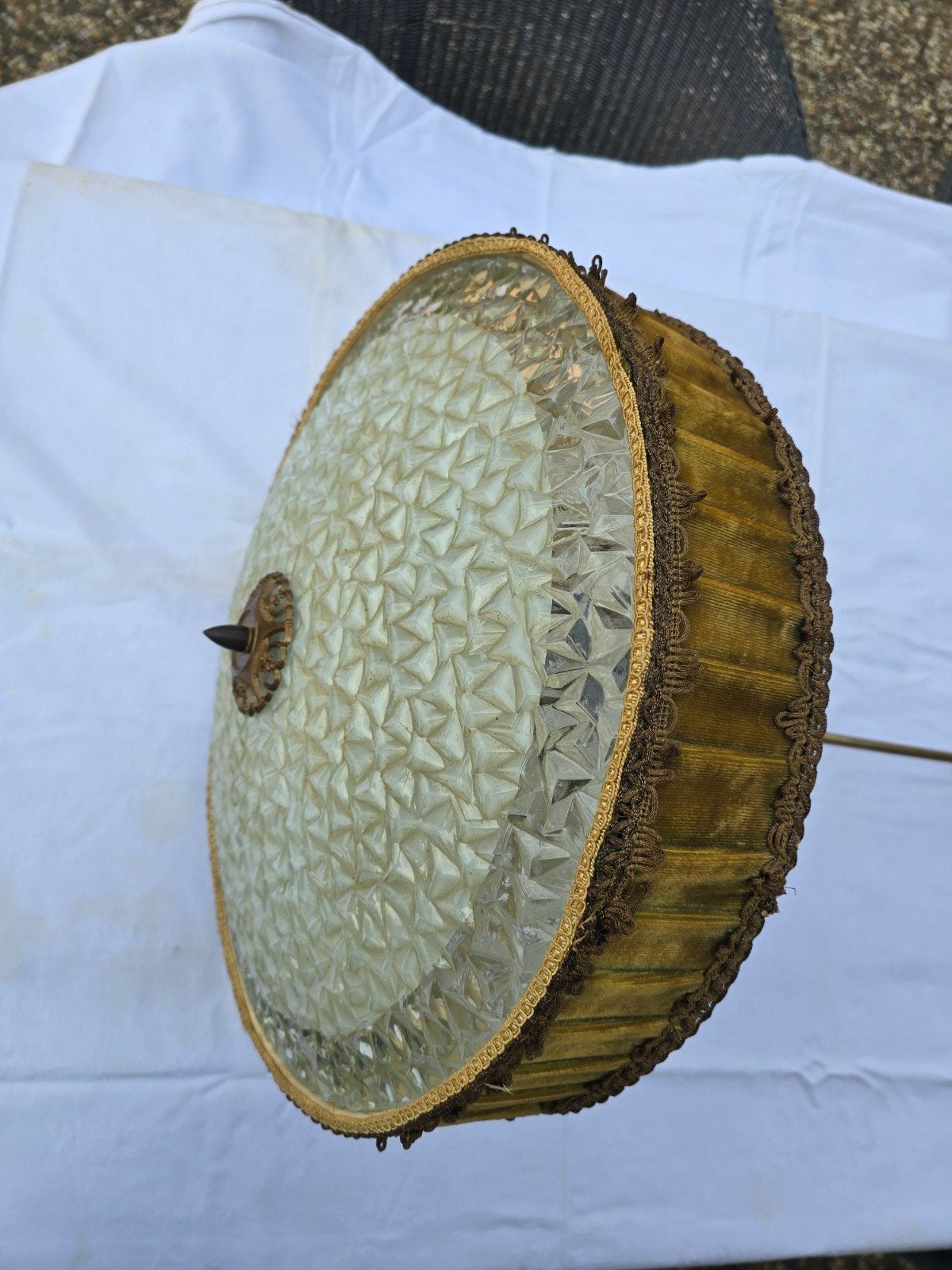 Originele Art Deco plafonnière ca. 1930, Ophalen