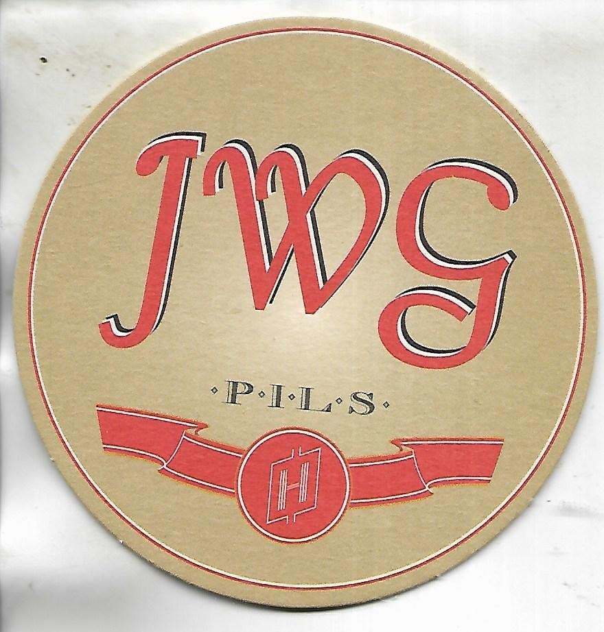 JWG Pils viltje, Ophalen of Verzenden, Zo goed als nieuw, Viltje(s), Overige merken