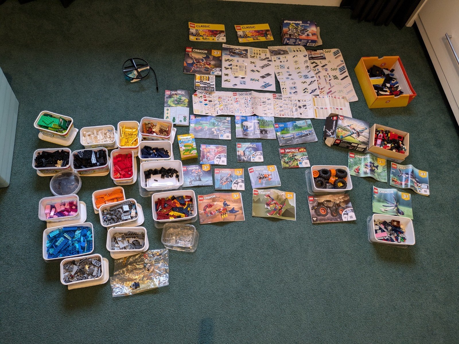 Lego sets, Ophalen