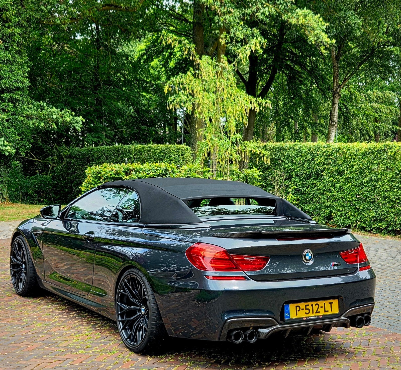 BMW 6-Serie M6 560pk AUT 2016 Grijs, Auto's, BMW, Automaat, Achterwielaandrijving, Cabriolet, Particulier