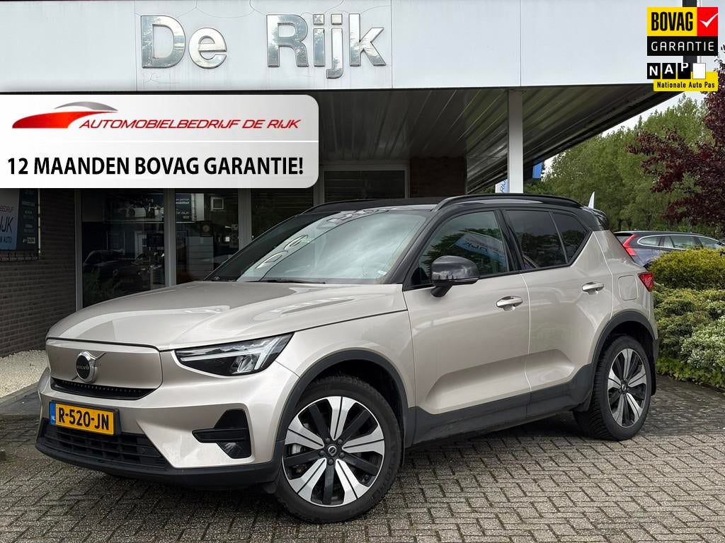 Volvo XC40 Recharge Plus 70 kWh (EV) | Trekhaak wegkl. Stoel, Stof, Gebruikt, 90 €/maand, SUV of Terreinwagen