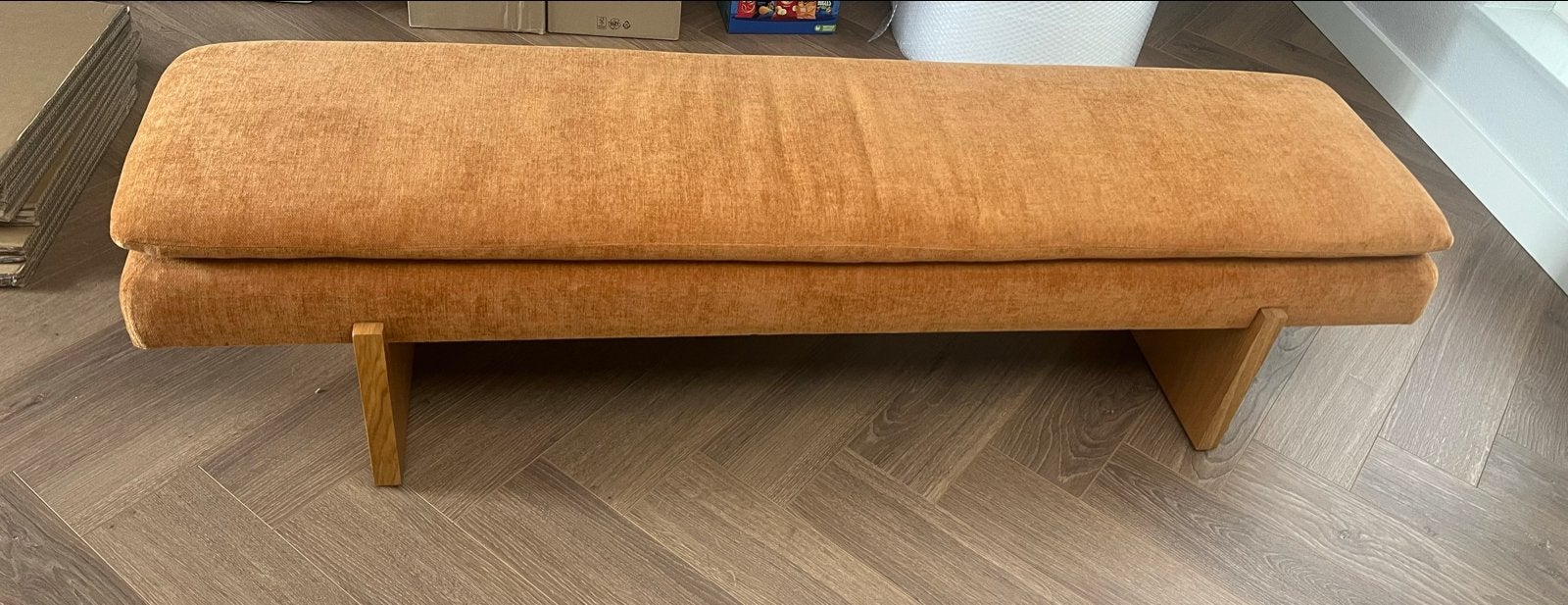 Umi, Bench/bank/poef sofacompany met houten onderstel, Ophalen, Overige kleuren, Zo goed als nieuw, Eén