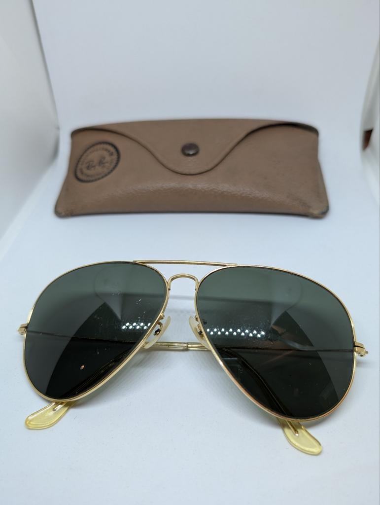 Vintage Ray-Ban Large Metal II 62mm G15 met BL, Ophalen of Verzenden, Gebruikt, Ray-Ban