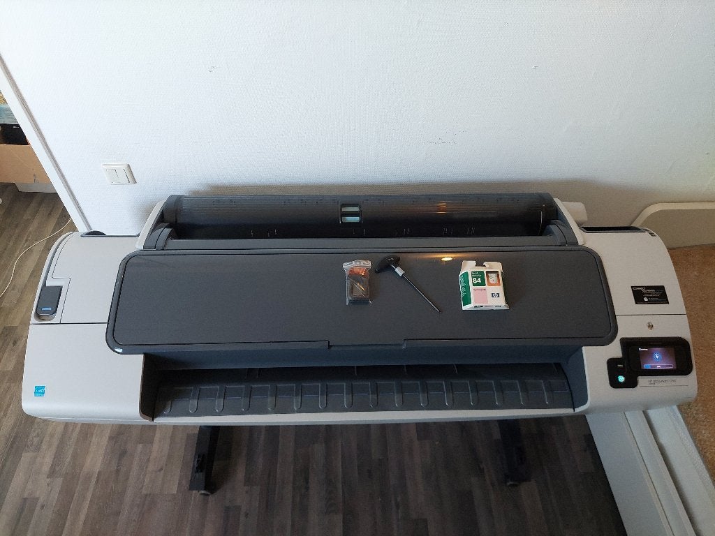 werkende HP DesignJet T790 ePrinter, Computers en Software, Printers, Ophalen, Gebruikt, Kleur printen, Printer