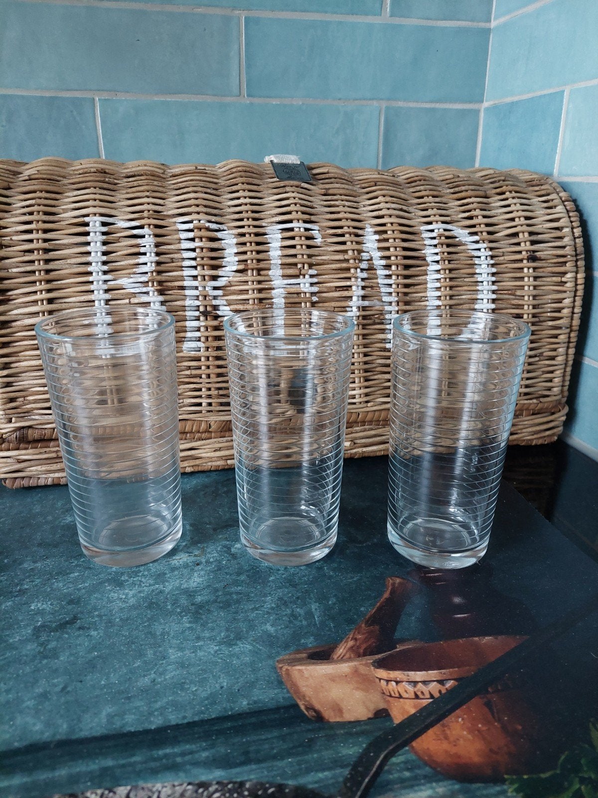 3 gratis IKEA glazen, Huis en Inrichting, Ophalen, IKEA, Glas, Overige typen