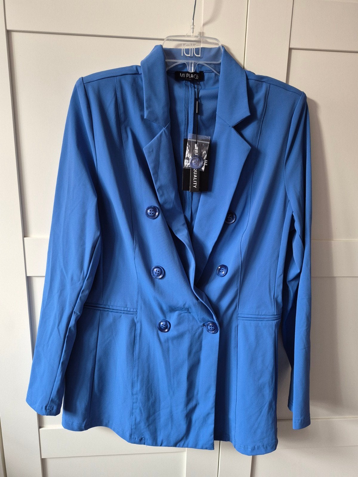 Mi Piace Travelstof Blazer XXL, Mi Piace, Blauw, Maat 46/48 (XL) of groter, Nieuw