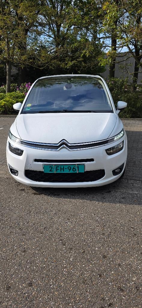 Citroën C4 (Grand) Picasso 1.6 E-hdi ETG 2014 Wit, Auto's, Stof, 4 cilinders, 7 stoelen, Overige kleuren