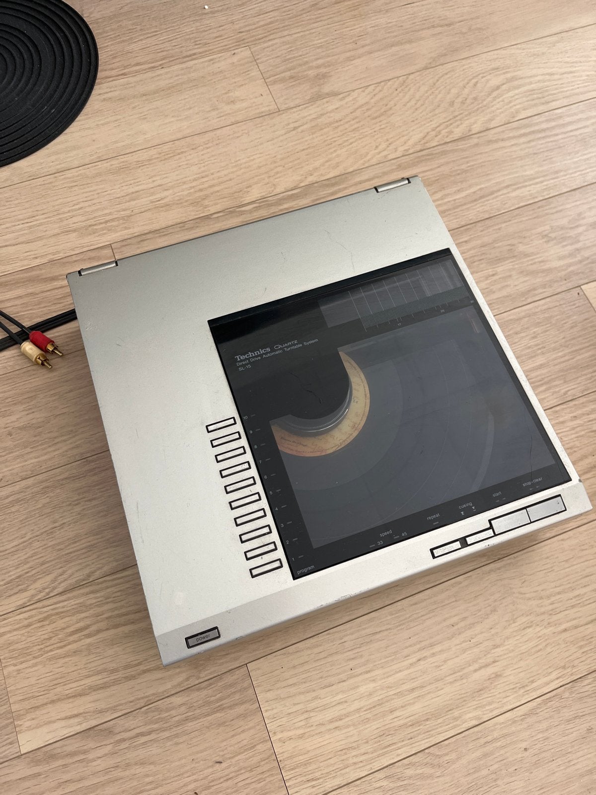 Technics SL-15 Quartz Direct Drive draaitafel, Ophalen, Automatisch, Platenspeler, Niet werkend