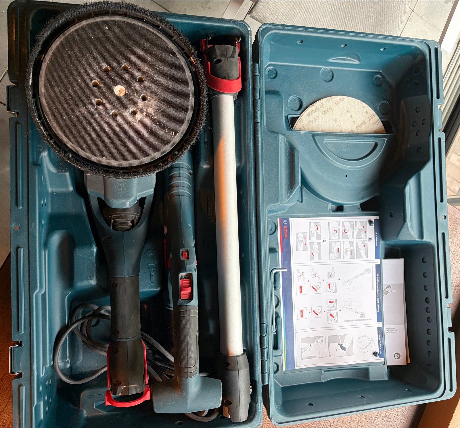 Bosch Professional GTR 550 Schuurmachine, Doe-het-zelf en Verbouw, Ophalen, Zo goed als nieuw, Minder dan 600 watt, Overige typen