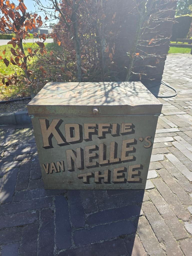 Van Nelle blik koffie thee, Ophalen, Gebruikt, Koffie, Van Nelle