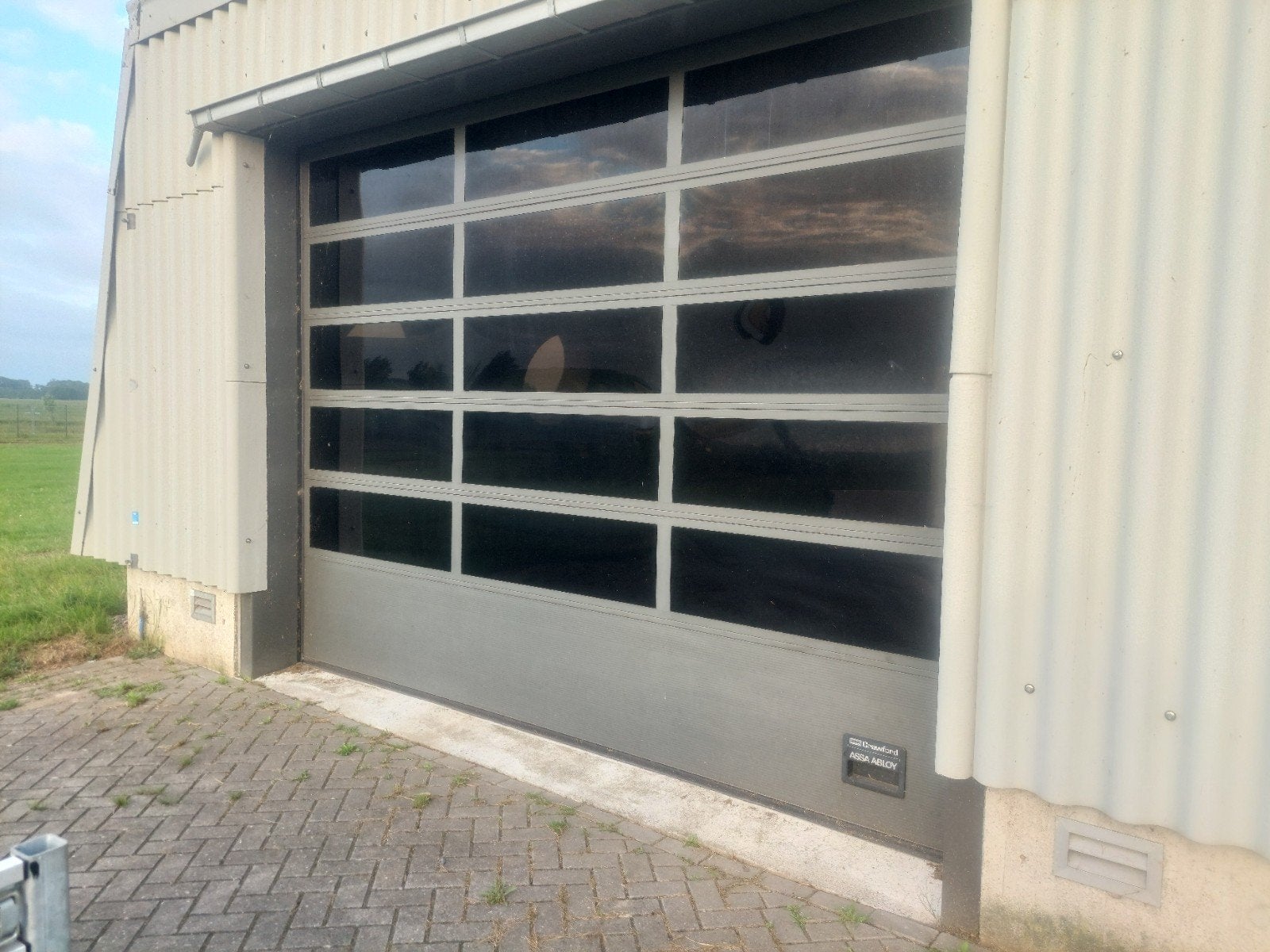 Roldeur garagedeur overheaddeur sectionaaldeur, Ophalen, Garagedeur, Zo goed als nieuw, 120 cm of meer