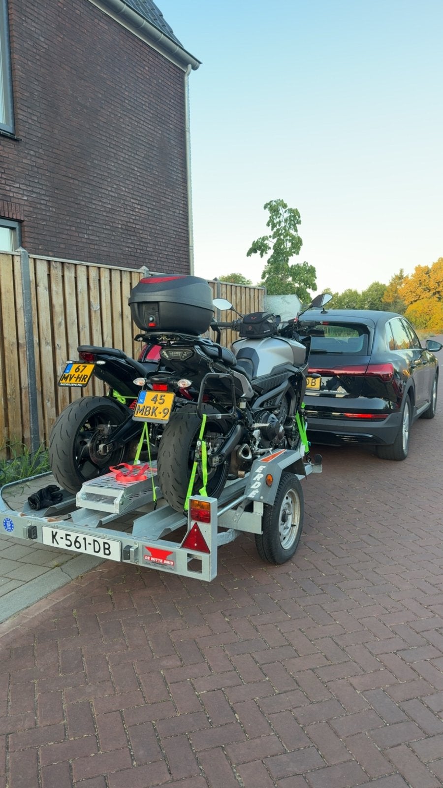 Motor trailer te huur - Vervoer gemakkelijk uw motoren, Ophalen of Verzenden