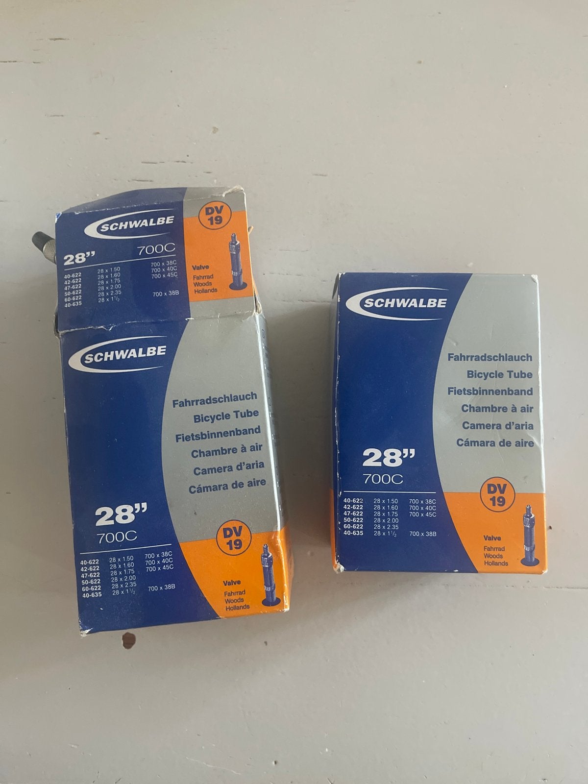 Schwalbe Binnenband 28 inch 700C DV19, Elektrische fiets, Band, Nieuw, Ophalen of Verzenden