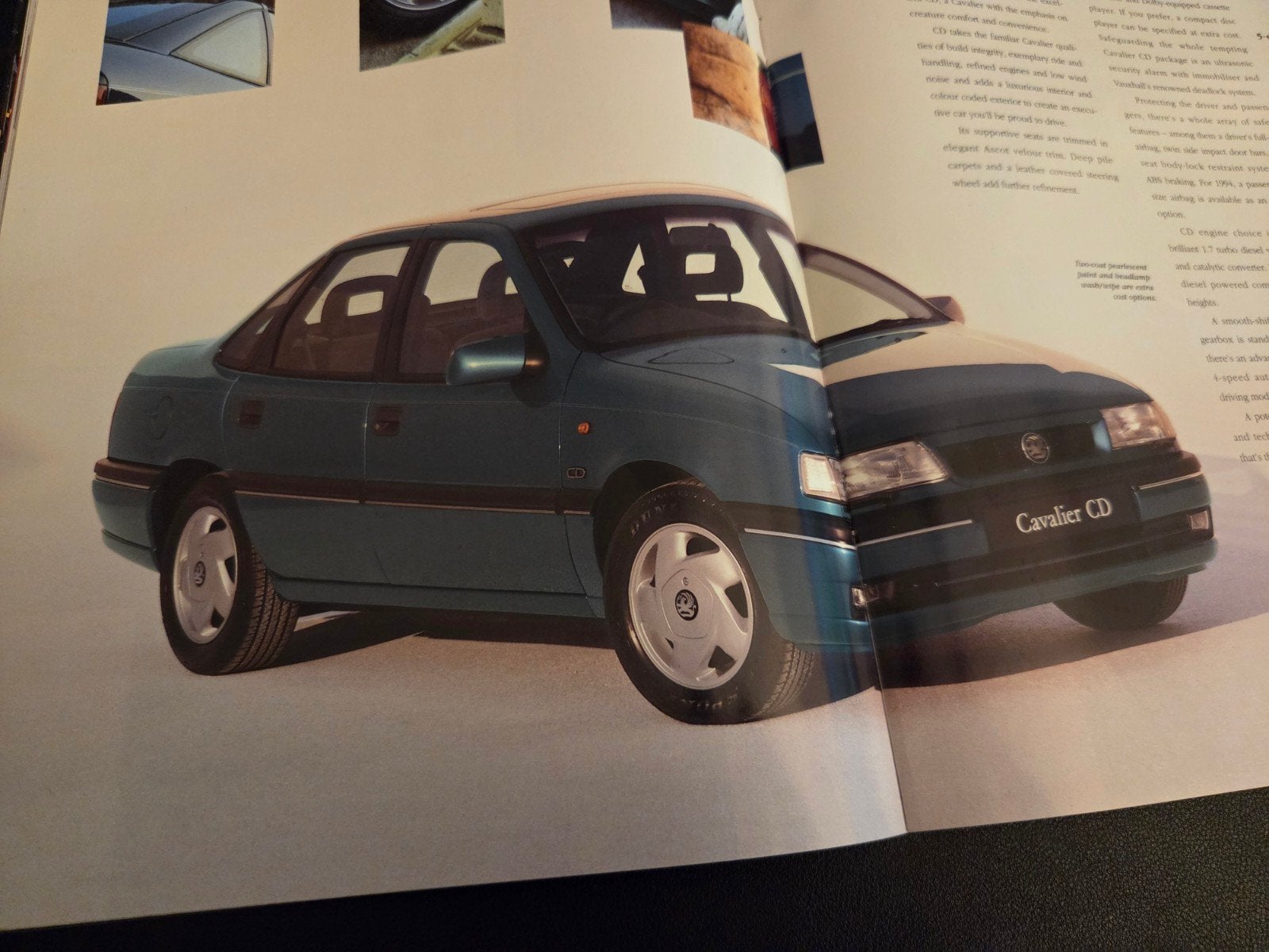 Brochure Vauxhall Cavalier 1994 Ed 1, Ophalen of Verzenden, Zo goed als nieuw, Overige merken