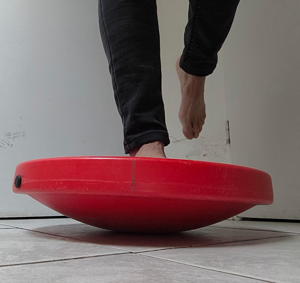 Tunturi Balance Board - Balanstrainer voor Stabiliteit, Sport en Fitness, Ophalen, Gebruikt, Benen, Balansbord