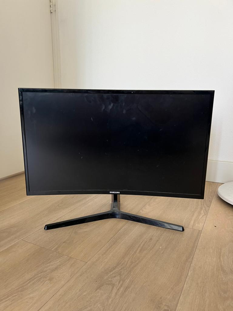 Samsung C27F398FWR, Ophalen, Zo goed als nieuw, 60 Hz of minder