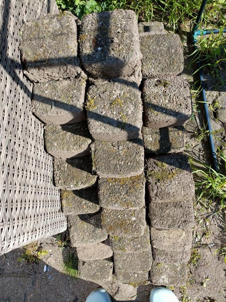 Stenen gratis 11x11 cm, Ophalen, Gebruikt, Beton, Klinkers